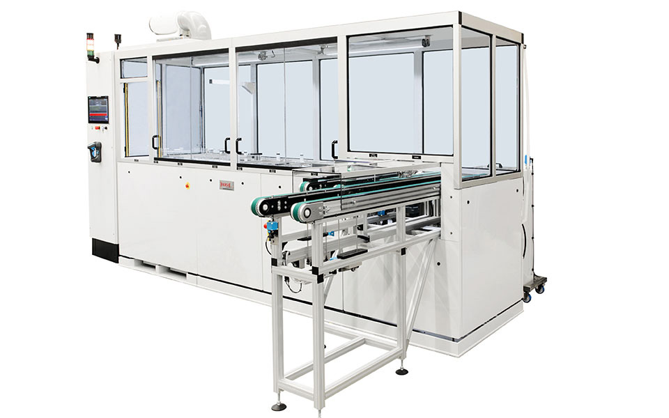 Processing system for passivation and final cleaning of products with direct connection to the cleanroom.